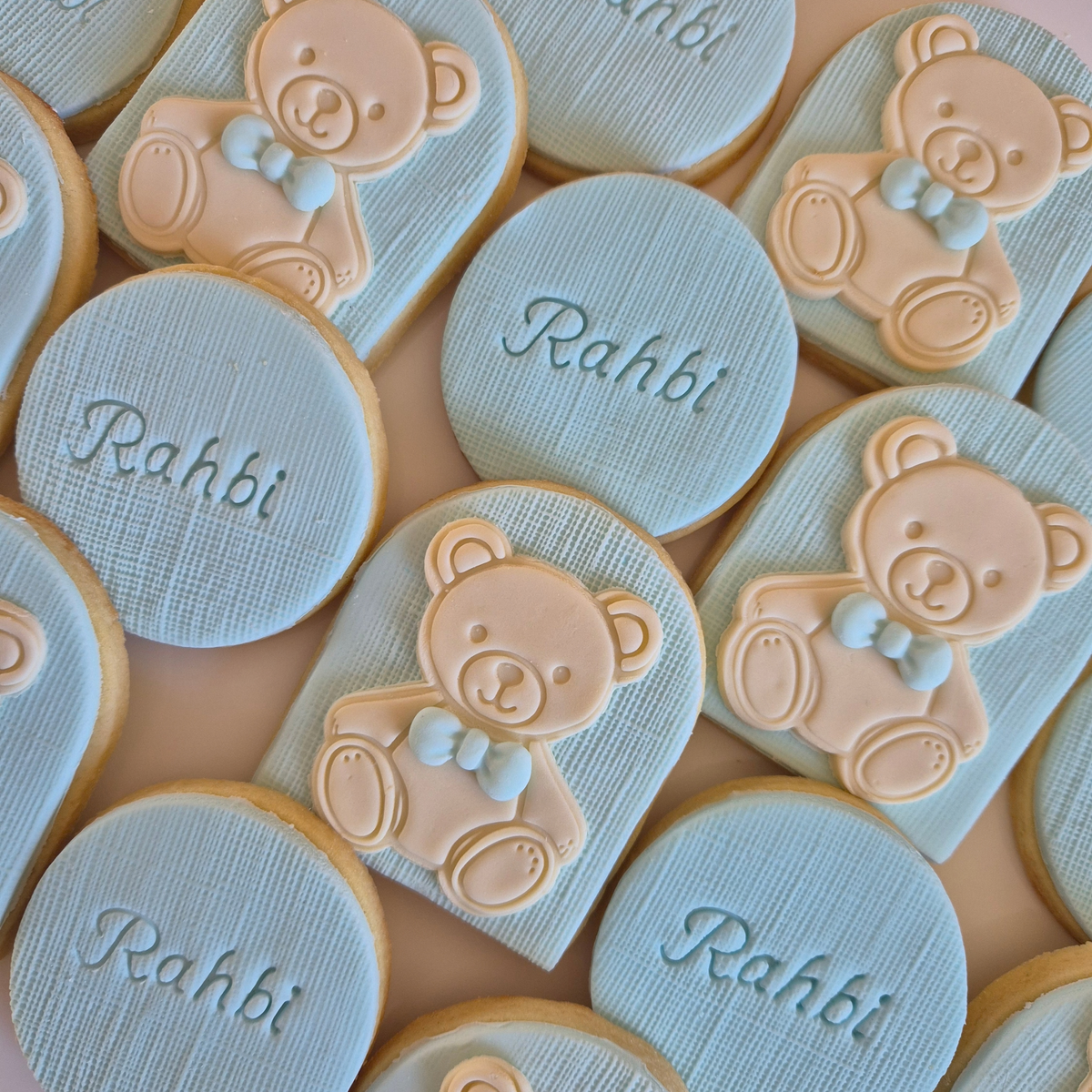 Mixed Bear & Name Cookies