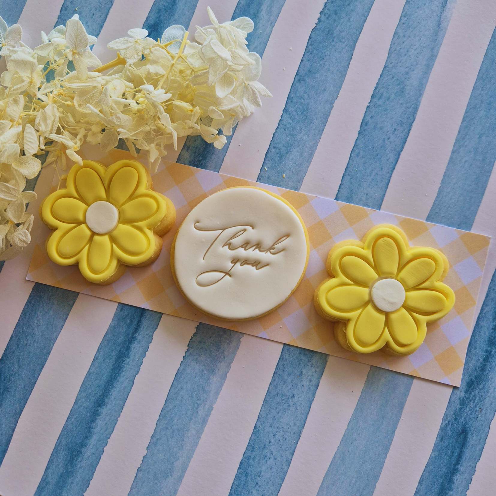 Thank You Daisy Cookie Card