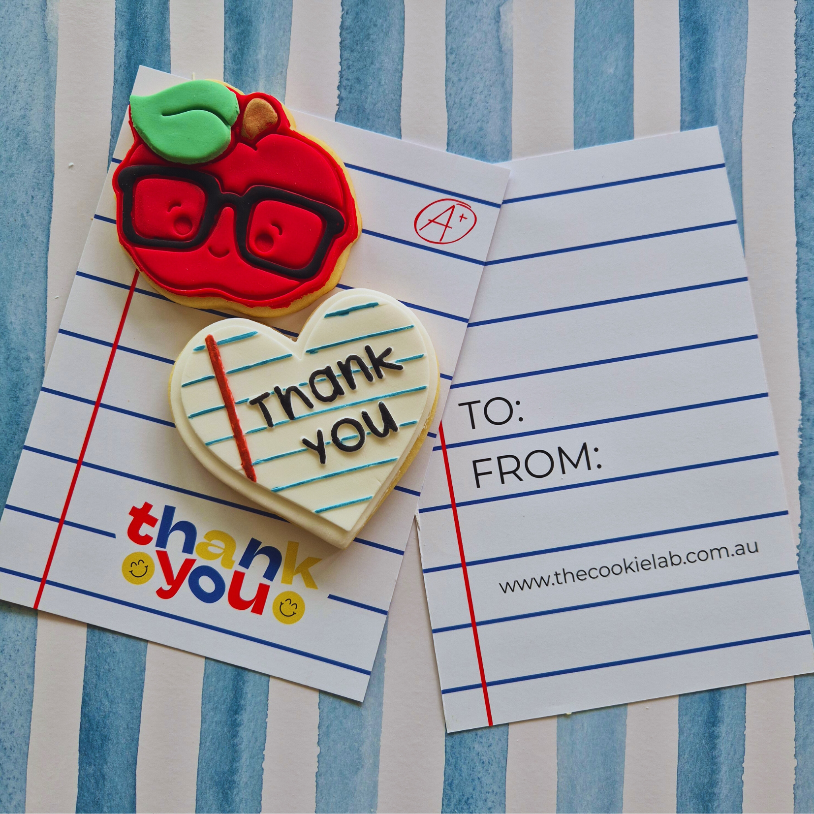 Note Pad Cookie Card