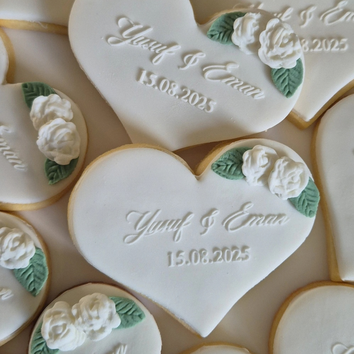Custom Floral Cookie Raised