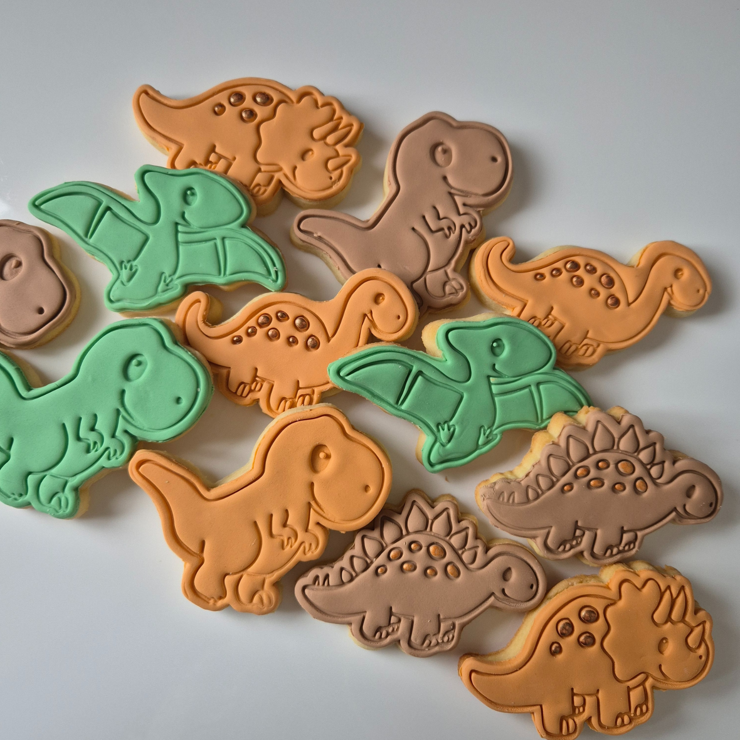 Dinosaur Birthday Cookies