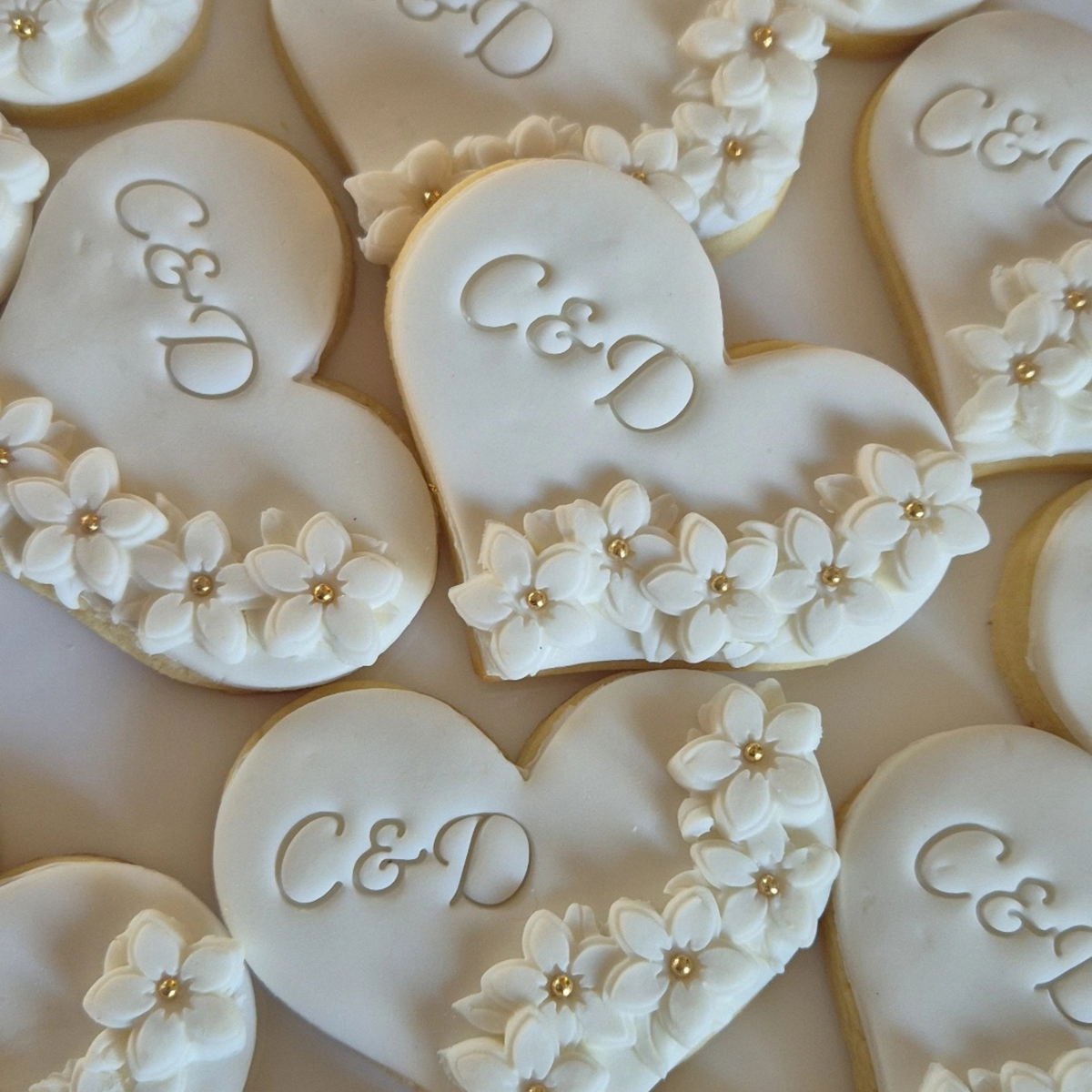 Floral Bridal Cookies