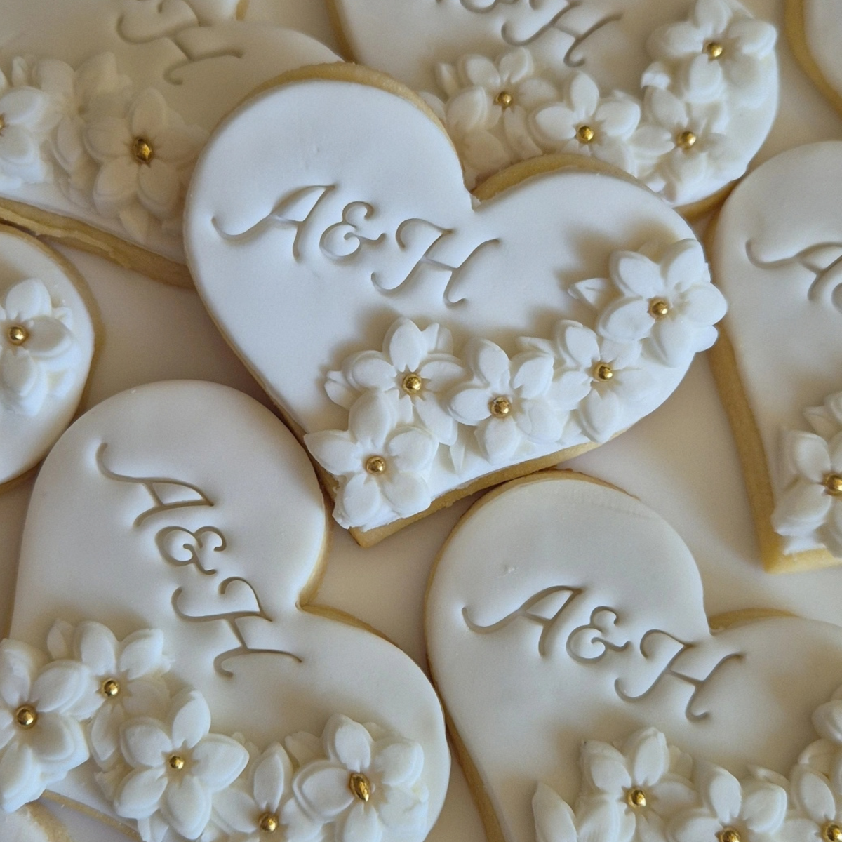 Floral Bridal Cookies