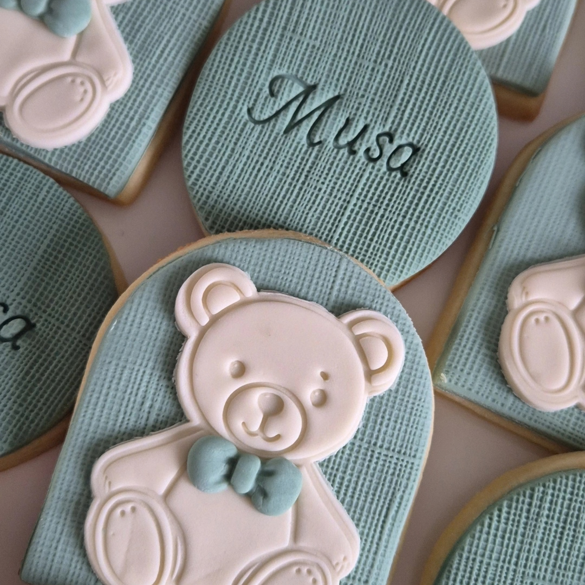 Mixed Bear & Name Cookies